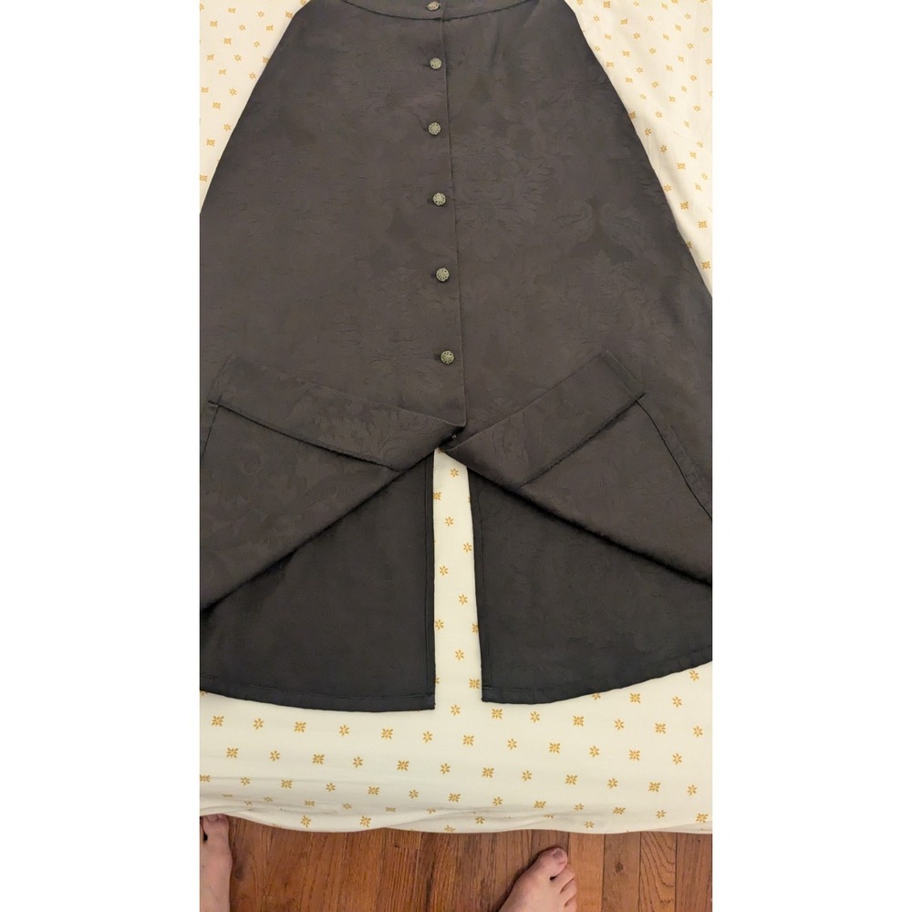 Wah Maker Jacquard Peplum Victorian Western Blazer Jacket Riding Skirt Size 6 - Picture 16 of 16